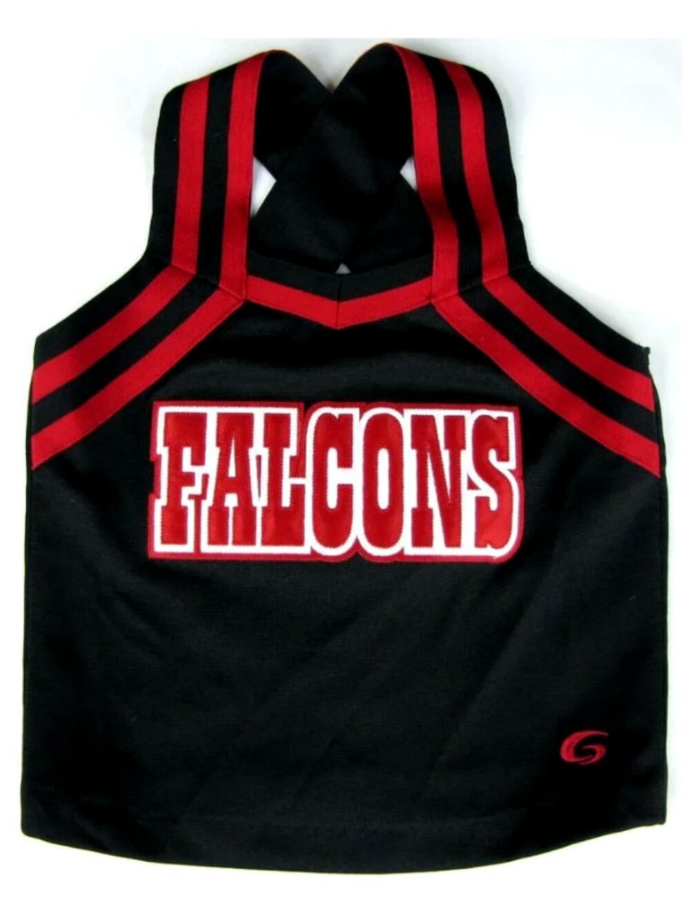 SALE! Cheerleader FALCONS Black Red Tank Top